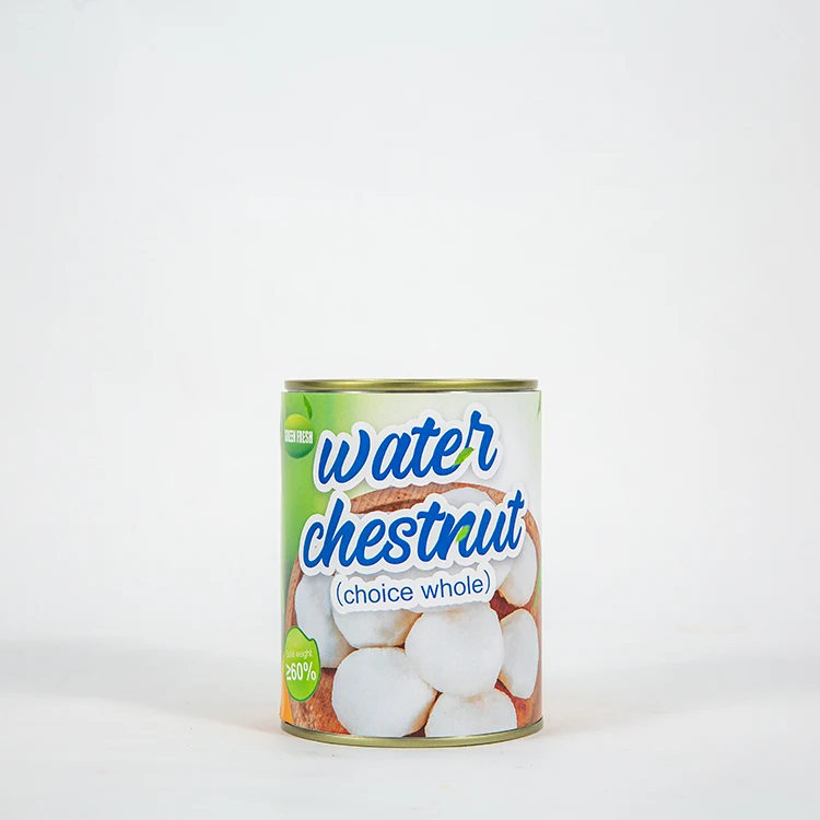 Chinese Factory Supply Canned Water Chestnut Wholeslicesdices In Tin