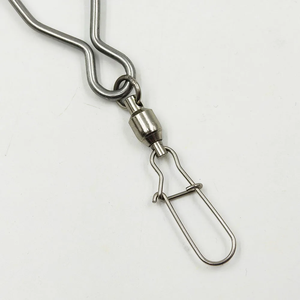 Long Line Clips Alpha 100mm Stainless Steel Tuna Long Line Snap Clip Shark Clips Heavy ...