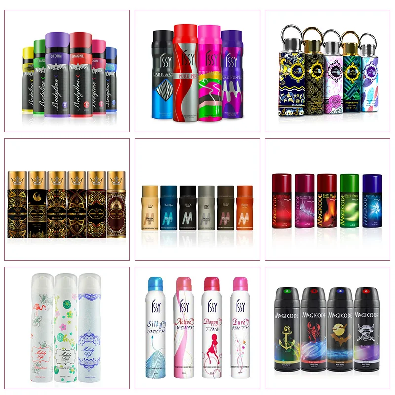 Free Samples Lasting Fragrance Body Mist Spray  Women Men Body Deodorant Spray