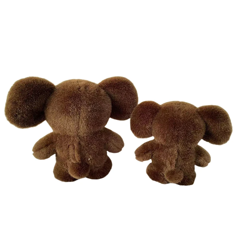 Factory Price Russian Anime Stuffed Cheburashka and Crocodile Gena Bear Music Talking Plush Toy for Party Packed in Bags