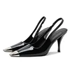 Black glossy 6cm-backless model