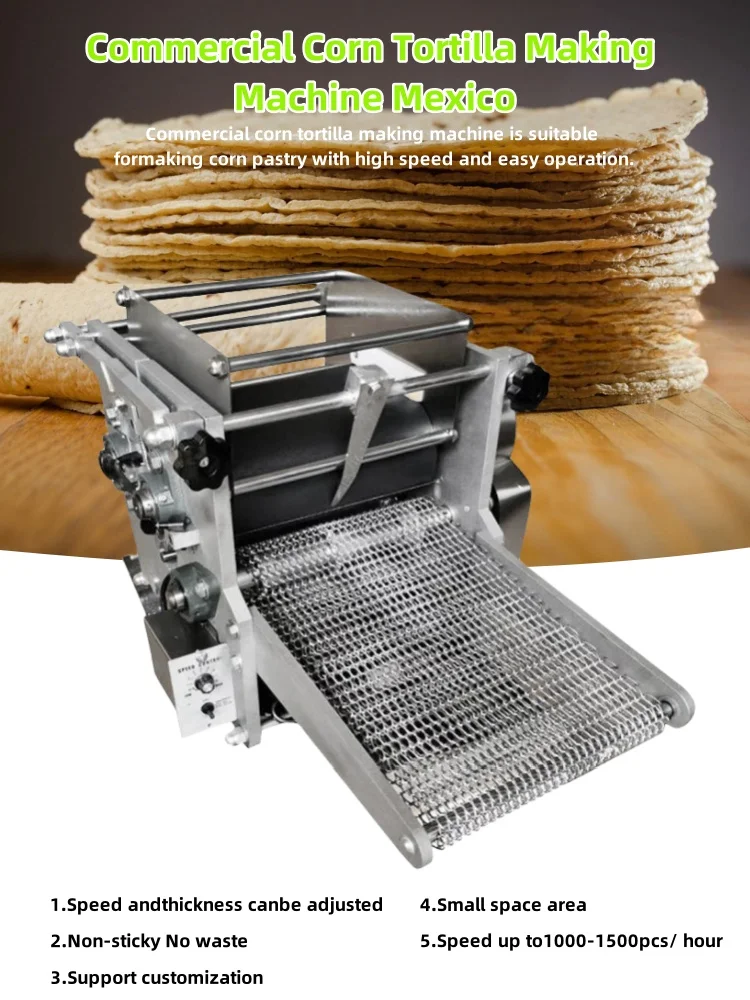 Commercial Wheat Portable Flour Automatic Roti Chapatti Tortilla Making