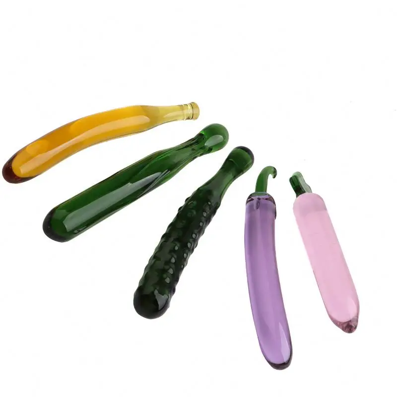 Glas-Analdildo Lustspielzeug Rosa Glas-Gemseform Analplug fr Frauen