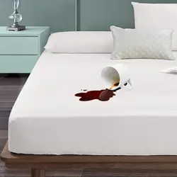 Гипоаллергенный защитный чехол для матраса водонепроницаемый на