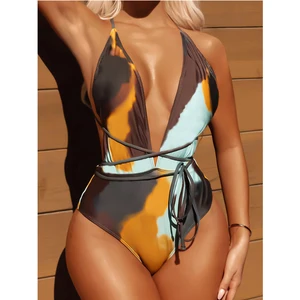 Lady Brazilian One Piece Swimwear Bandage Sexy 2026 Monokini Swim