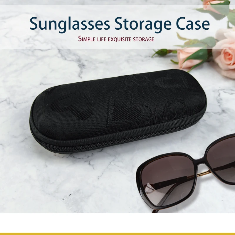 Travel Oxford Sunglasses Organizer Pouch Box Portable Eyeglasses Zipper Bag EVA Hard Glasses Case supplier