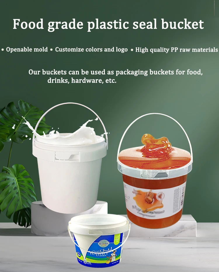 Factory Custom Seafood Bucket Plastic Pp Pail For Food Wholesale ...