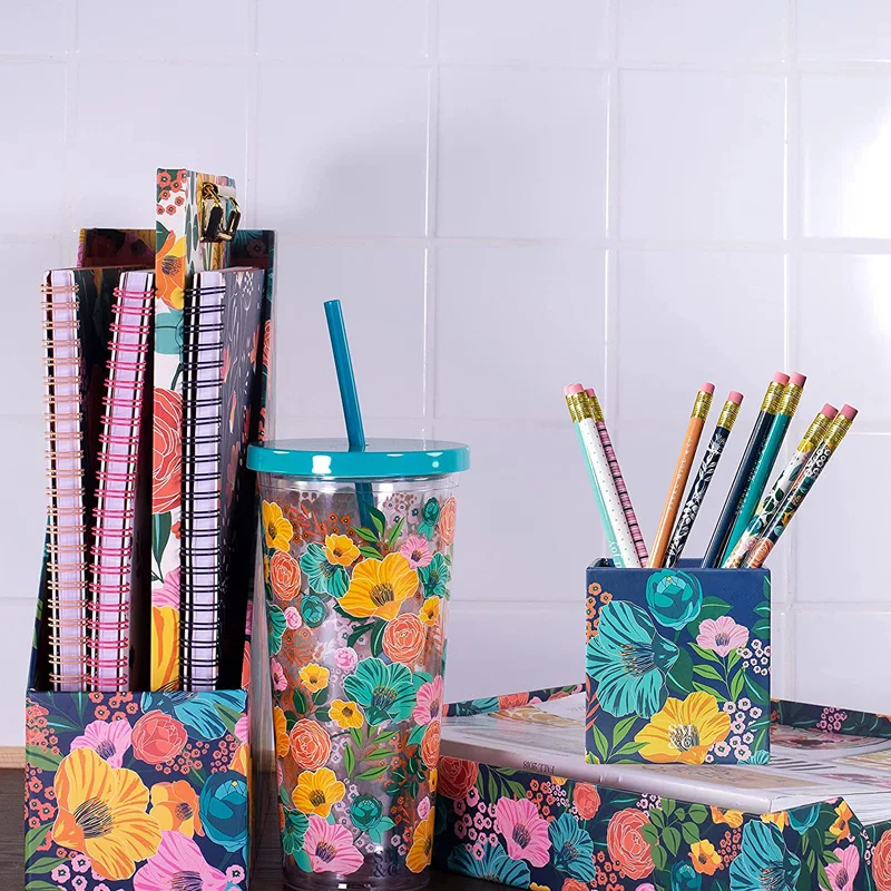 Новые поступления картонный органайзер для канцелярских принадлежностей Настольный офиса и школы