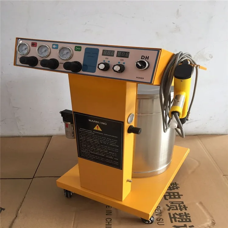 TEBAK Good Quality 220V Intelligent Antistatic Spraying Coating Machine Plastic Powder Gun Electrostatic Spraying Machine