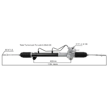 Auto Parts RHD Hydraulic Power Steering Gear Rack 490018H31A 490018H305 490018H905 490018H30A For Nissan X-Trail T30 2001-2007