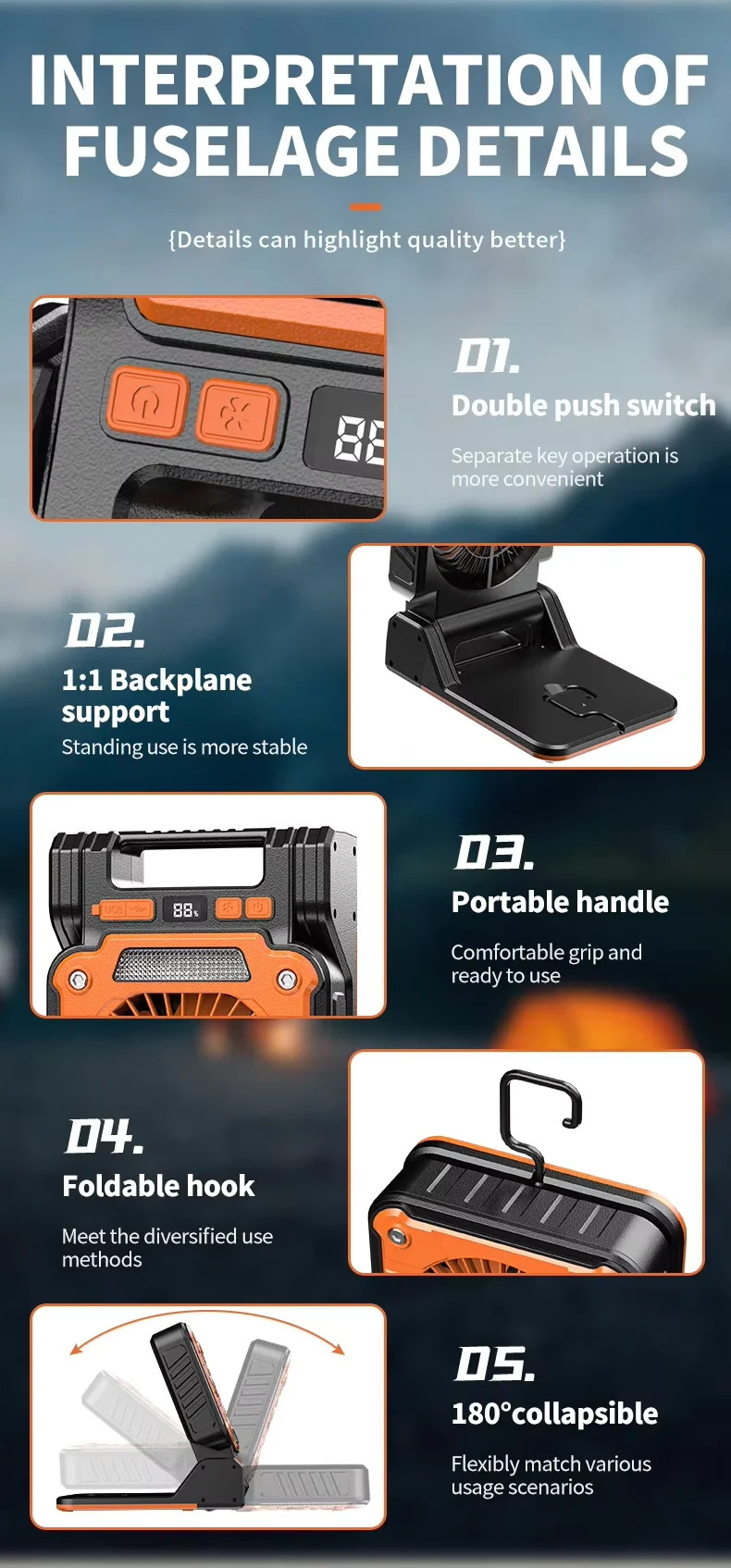 product mobile charging solar emergency fan light solar energy products-4