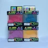 Embalaje en caja de color para correas triangulares.