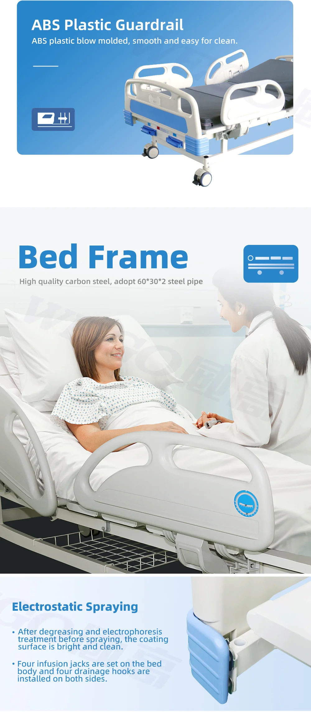 Wego Manual Hospital Bed China Hospital Bed Manufacturer Buy China