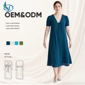 2026 New Women's Plus Size Dress, Casual Dress, Suitable for Daily Wear