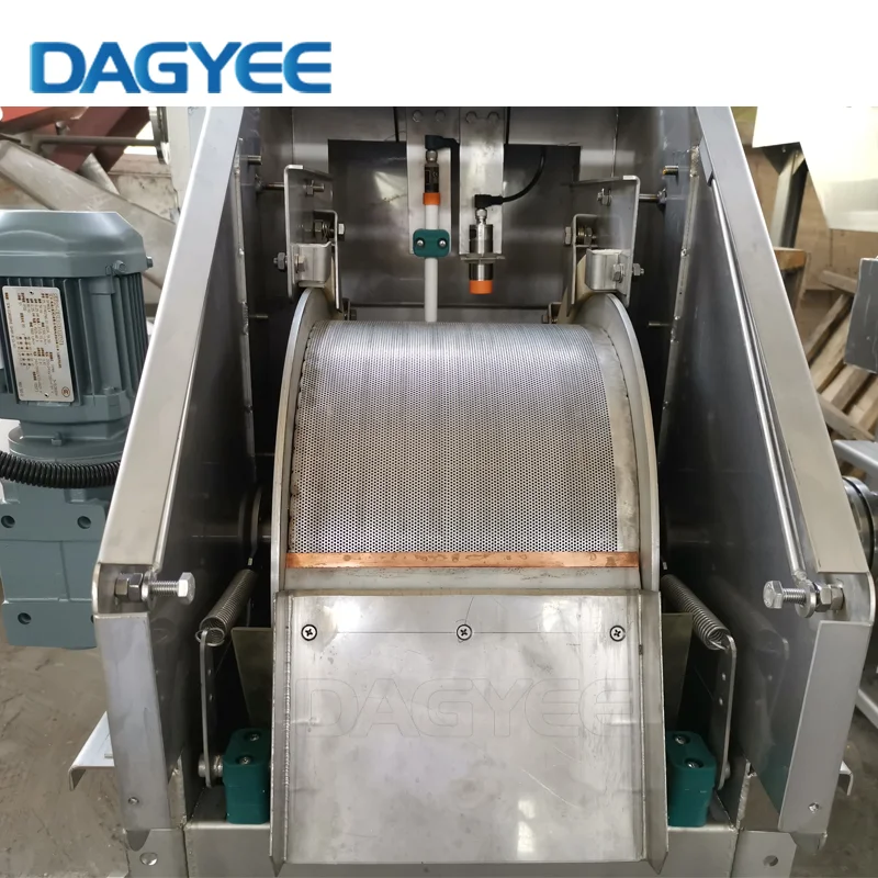 Mechanical Parabolic Rundown Customized Wastewater Static Sieve Filter Bend Stainless Steel Screen