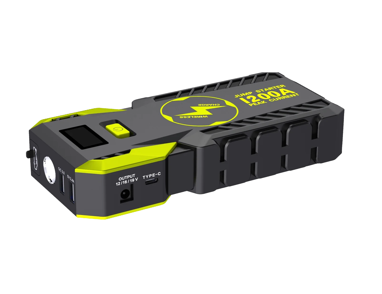 Портативный автомобильный Пуск 16000Mah 4 Usb Батарея пусковой стартер Power