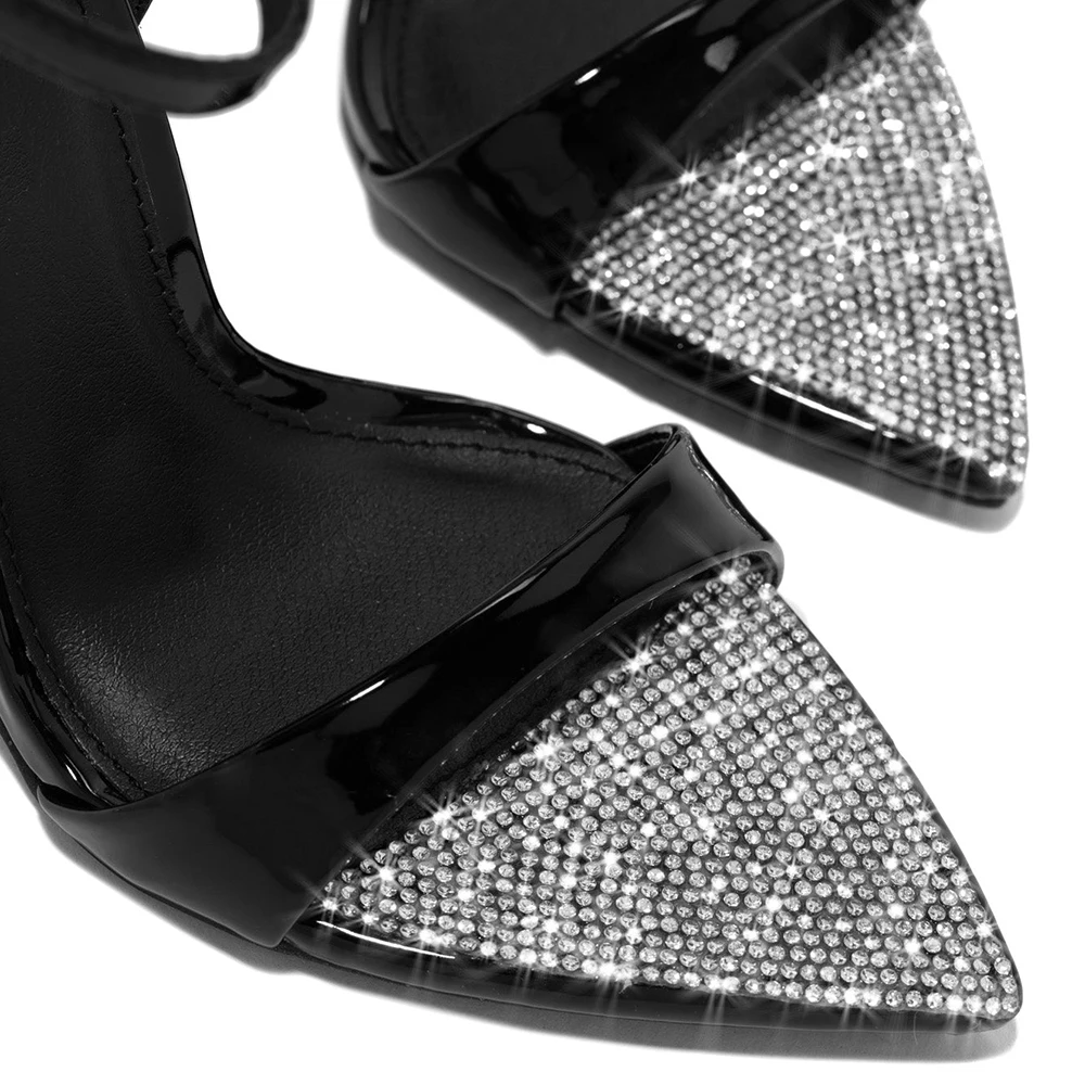 Deleventh 718 2023 Spring Trendy Stilettos Luxury Rhinestone Heeled