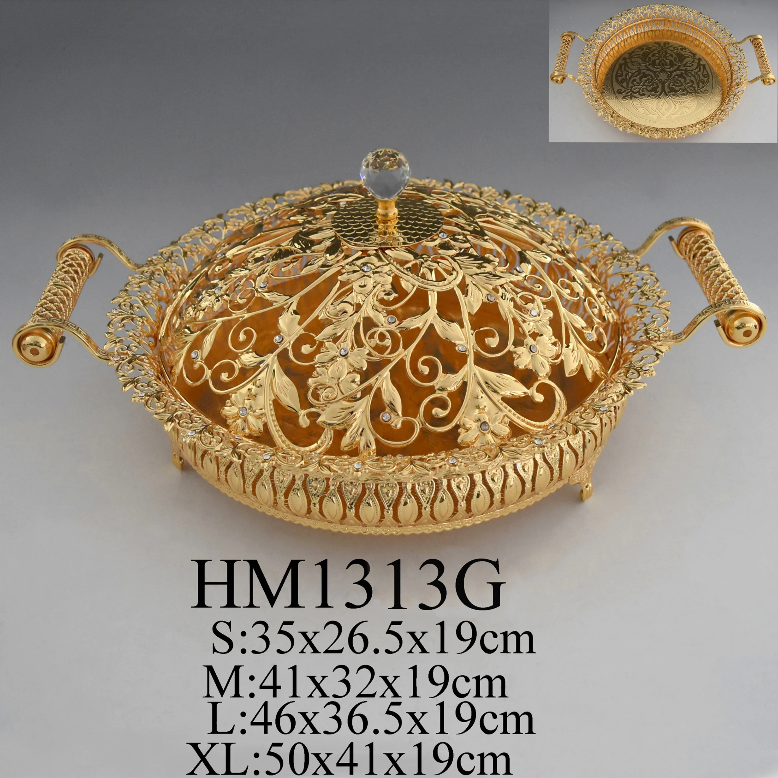 Декор для домашней вечеринки, золотой, серебряный, металлический плоский лоток для сухофруктов с ручкой