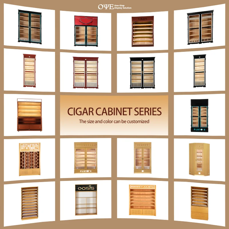 Cigar Cabinet Stand Display Packs Tobacco Glass Display Showcase Store ...