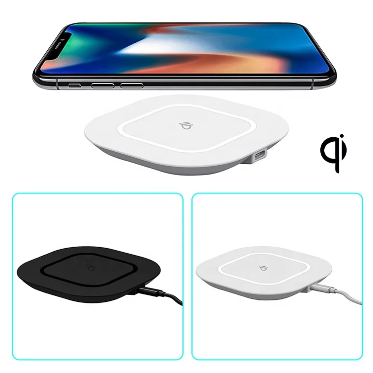 Готовый к отправке 2020 горячая распродажа 10 Вт быстрая дешевая маленькая Беспроводная подставка для зарядного устройства Iphone Amazon Прямая