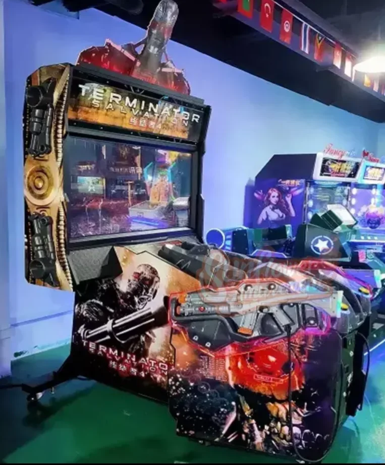 Coin Operated Terminator Salvation Game Gun Shooting Gun Game Machine Arcade Game Machine