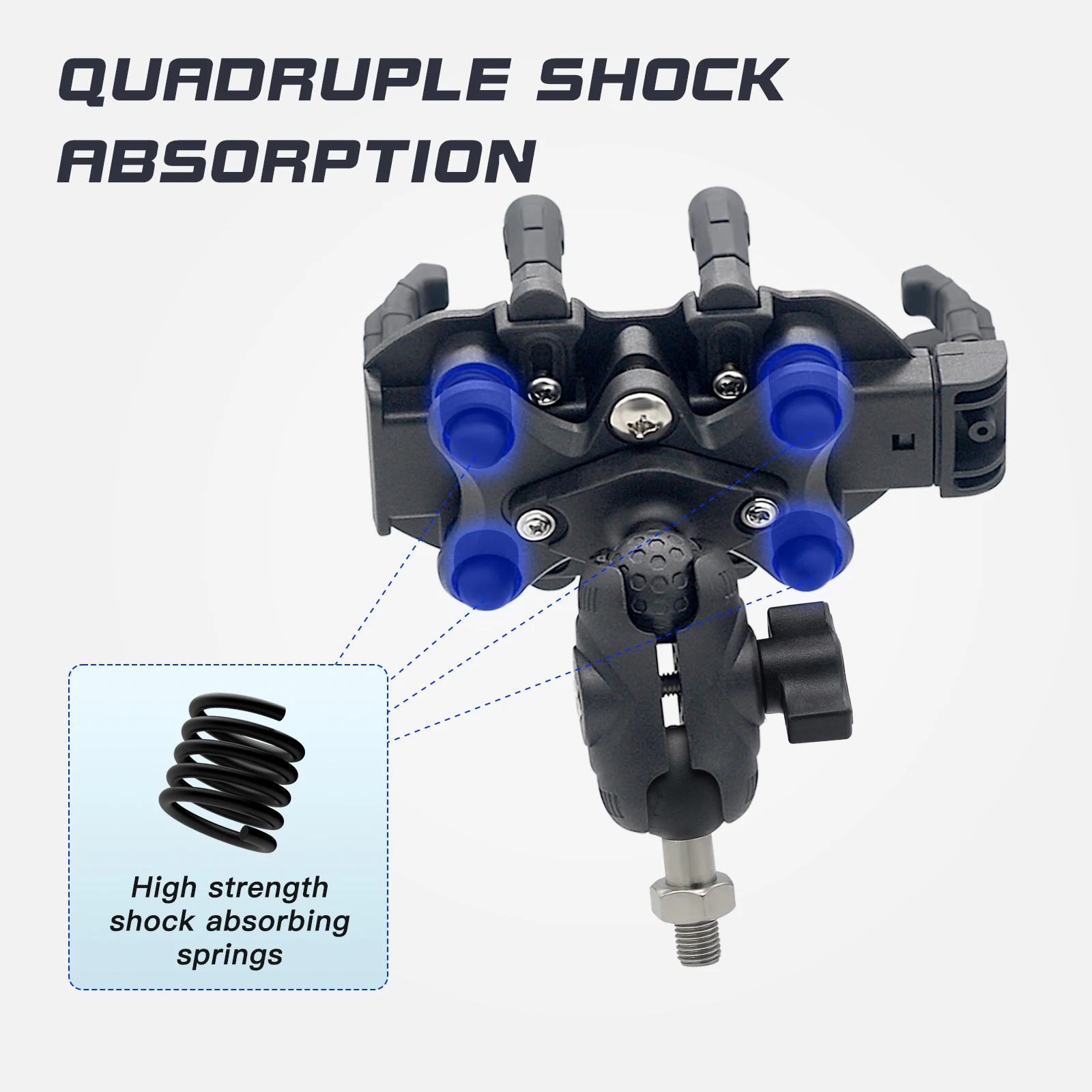 Anti-Vibrations-Motorrad-Handyhalterung 1-Zoll-Kugel Lenker Spiegel Gabel  Vorbau Handyhalterung Diebstahlsicherer Verschluss Passend fr 5,4-7,2  Zoll| Alibaba.com