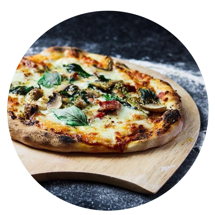 Cordierite Cooking Stone Durable Round Pizza Stone For Oven Baking