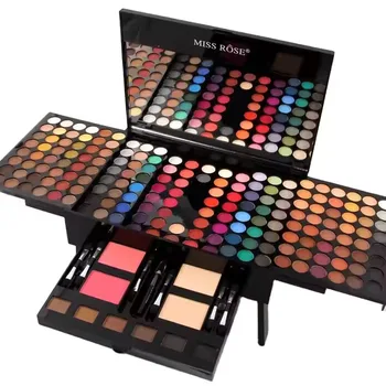 Wholesale Professional 180 Color Makeup Tray Dry Eyeshadow Palette Set with Blush Makeup Box Powder Form for Sale