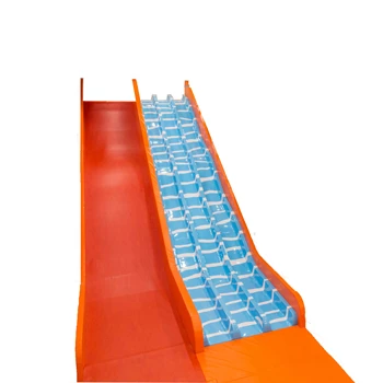 Plastic Kids Wave Big Devil Slides for Indoor Playgrounds