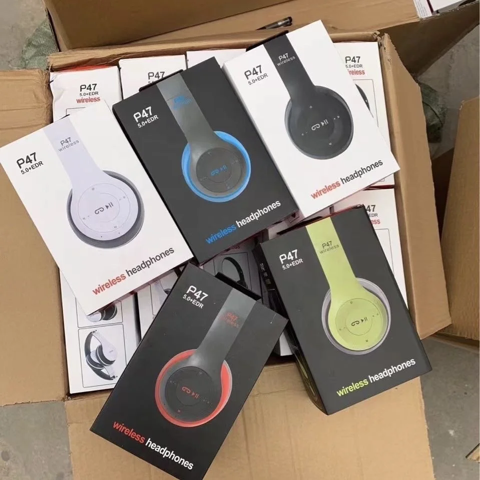 Headphone P47 Wireless Original Factory Durability Earphones Foldable Headset Audifonos P47 Mini Headset With Bulk Cheaper Price