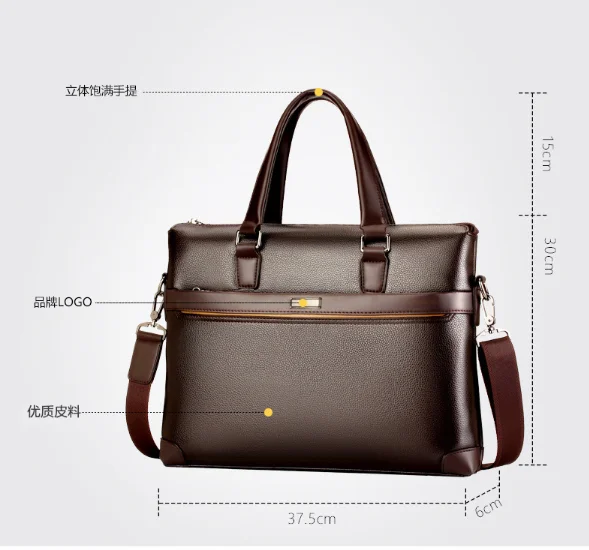 Factory Wholesale Famous Brand Design Men′ S Briefcase Computer Bag  Document Bag Top Original Quality Genuine Leather Material Men′ S Bag -  China Bag and Handbags price