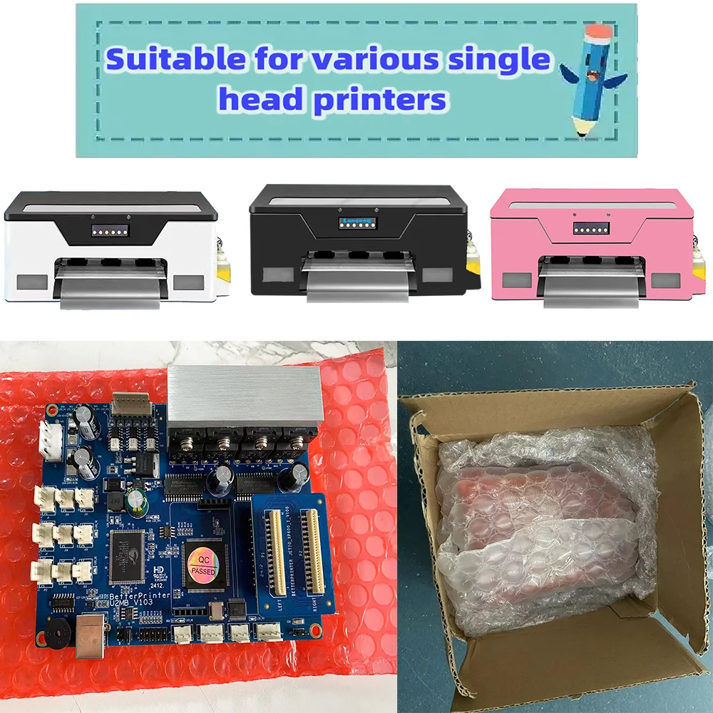 DTF Printer Mainboard Better Printer Single Head XP600 Motherboard with XP600 Print Head for DTF Printer UV Flatbed details