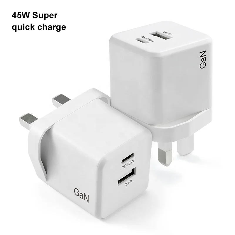 45W USB C Power Adapter Type C Power PD Wall Fast Charger Compatible With Mac Book Pro
