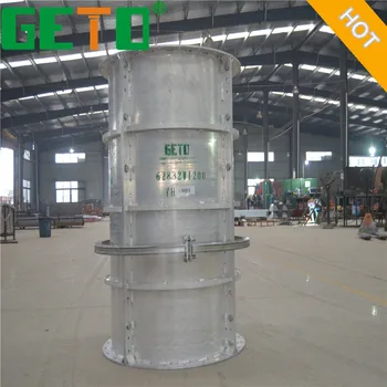 住宅プロジェクトまたは工業プロジェクト用の正方形または円柱柱