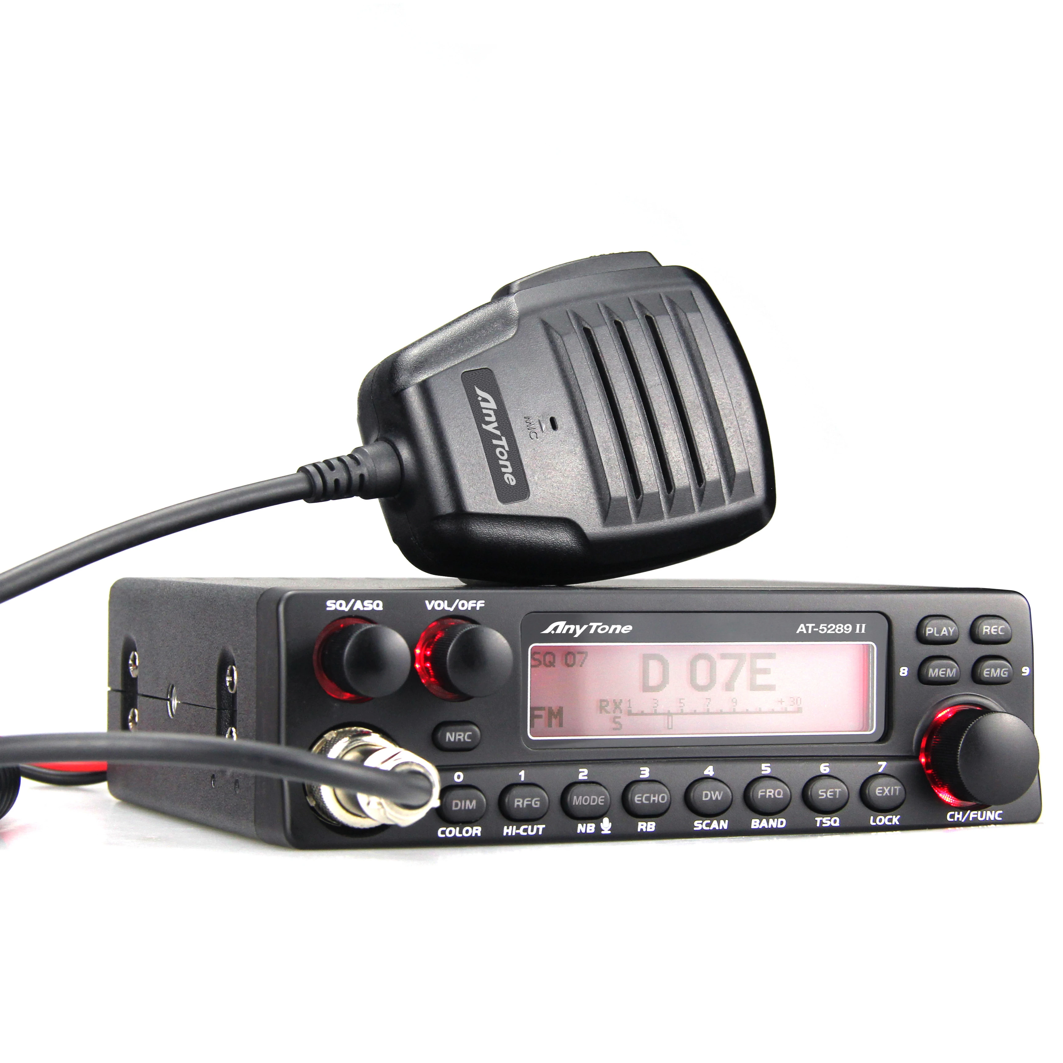 CB 無線機AT-5289 高出力モデル（CB＋10m対応） Rádio CB ANYTONE AT-5289 II AM FM 27Mhz com Função RB, Alta