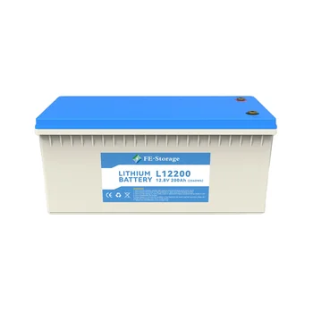 12.8V 200Ah Lithium Ion Replacement Battery Lead Acid for Solar Energy Storage Systems Optional Bluetooth Connectivity