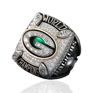 2010 Green Bay Packer World Championship Ring Custom Made Wholesale Group Memory Ring Jewelry