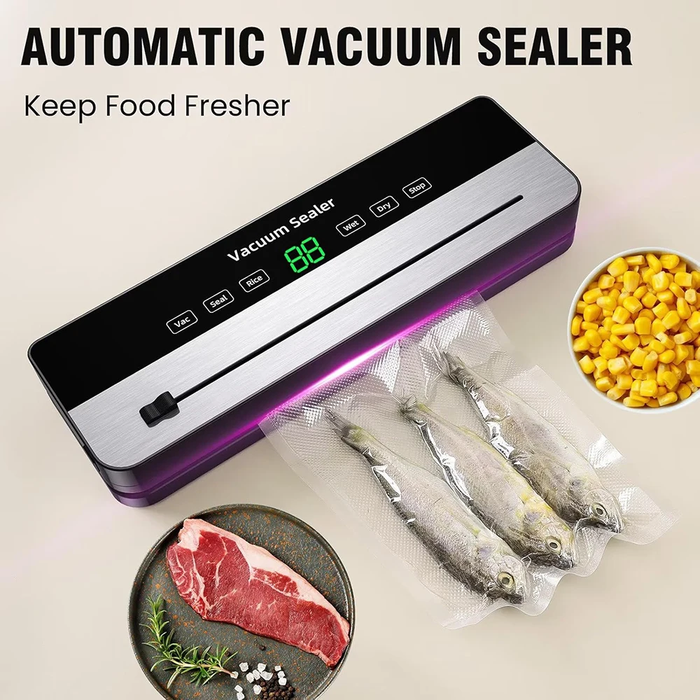 2024 Home Automated Vacuum Sealer Food Vacuum Sealer Machine for Kitchen