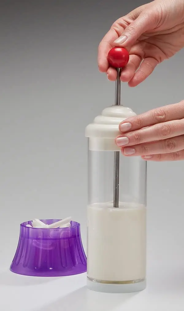 Food Grade Hand Cream Maker Metal and Plastic Milk Frother With Dessert Tools Steel Cream Charger Whipped Cream Dispenser