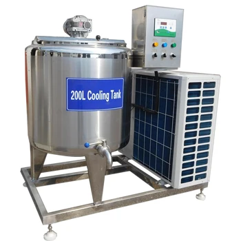 300L Milk Pasteurizer Homogenizer Cooler Tank Yoghurt Production Machinery