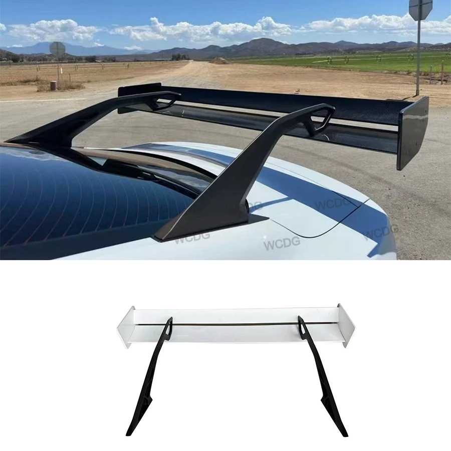 Carbon Fiber Gtd Style GT Rear Wing For Ford Mustang 2015-2024 Rear Trunk High Wing Swan Neck