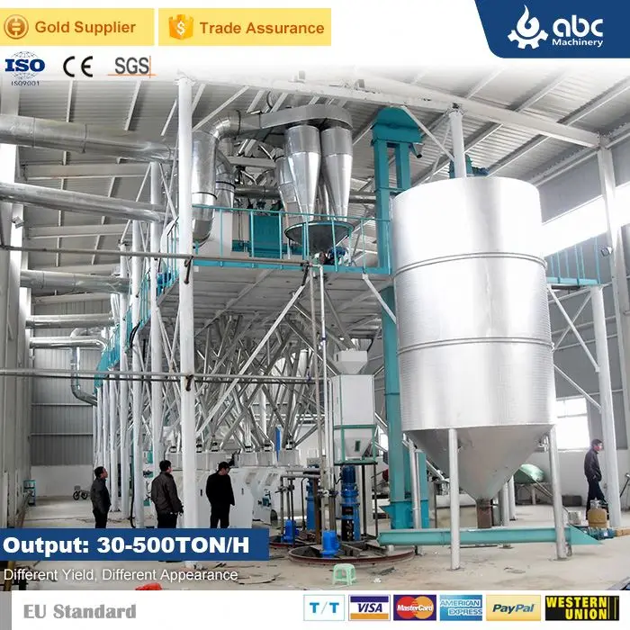 Factory Directly Sale Complete Set of Multifunction Small Wheat Flour Production Mill for Flour Grinding