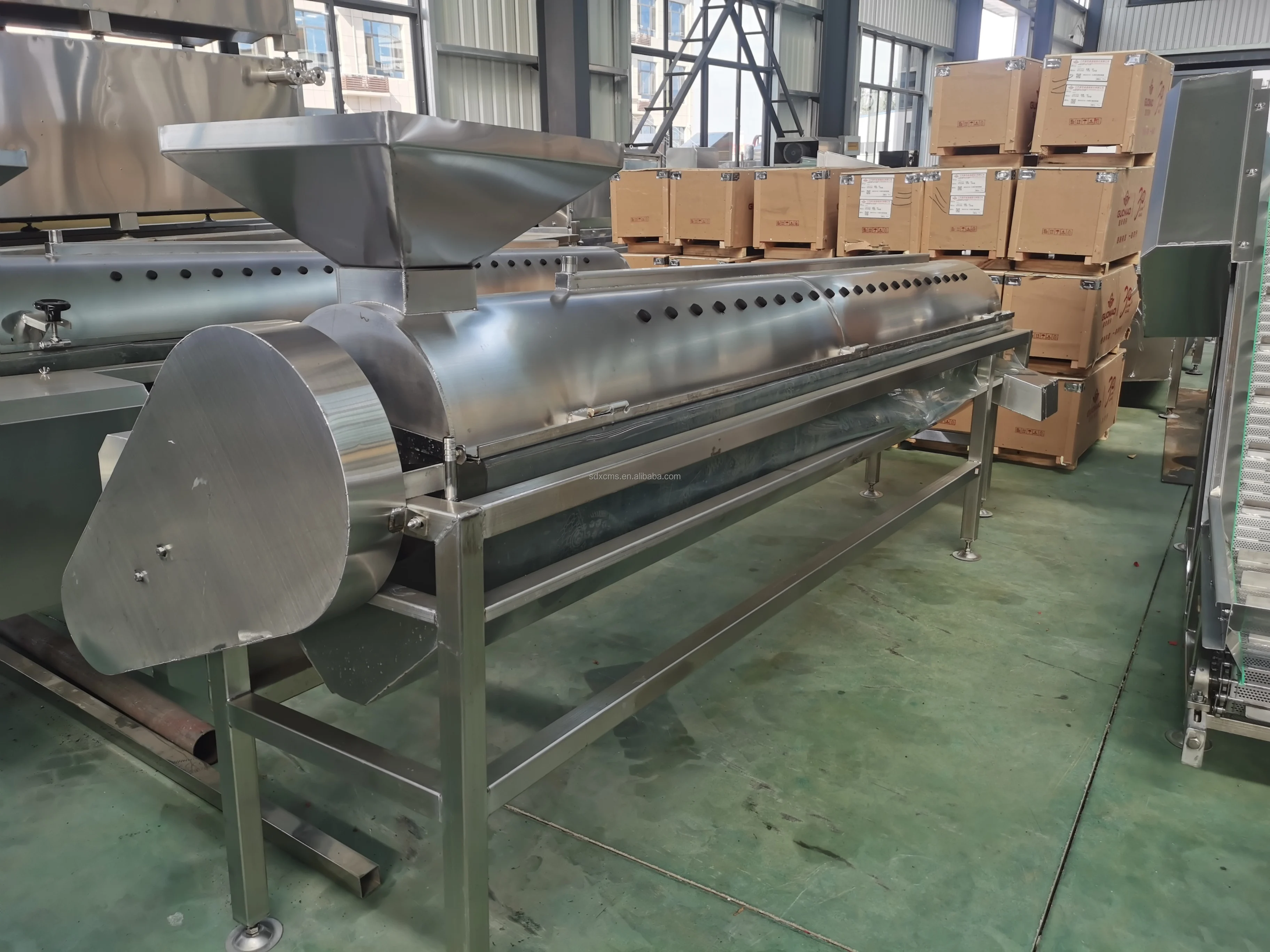 Mingshun Hot Sale Poultry Duck Chicken Feet Paws Cleaning Cutting Processing Machine Chicken Feet Paws Skin Peeler