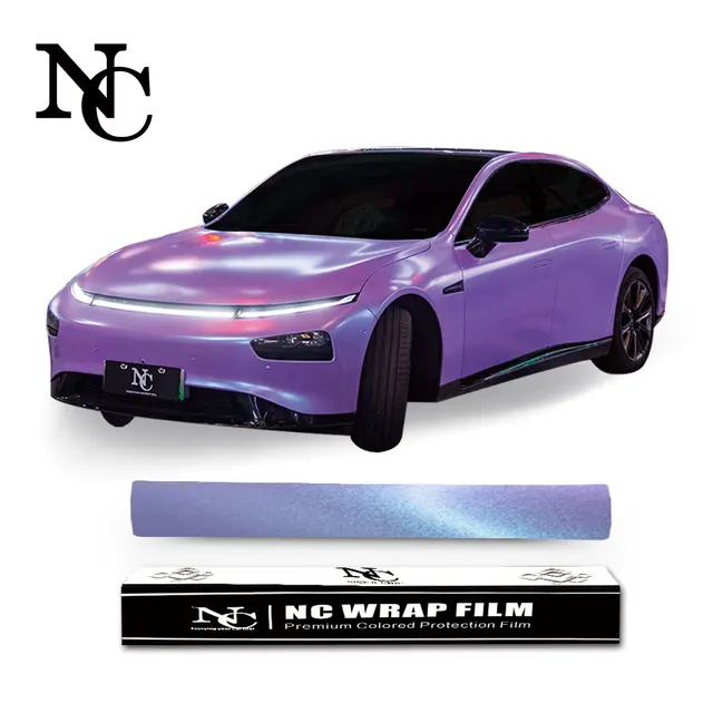 Superior Business Car Look with NC Car vinyl Wrap Durable PVC PET Layer Easy Setup