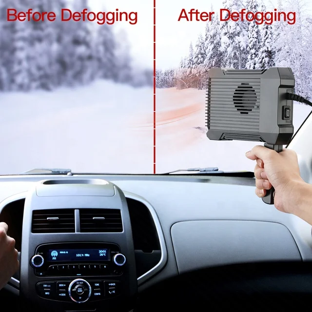 Электрический автомобильный портативный обогреватель охлаждающий вентилятор дефростер
