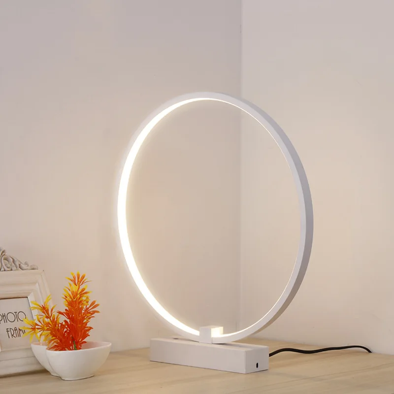 Simple table light bedroom bedside lamp decorative desk light post-modern personality study lamp