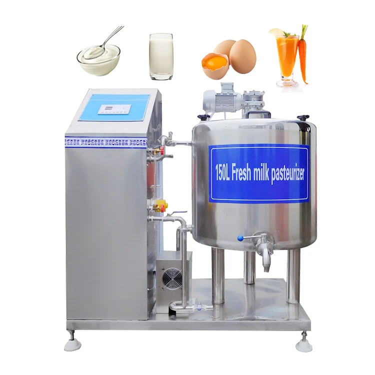 High Quality Small Scale 200l 250 L 300l 100l Sterilizer Milk Pasteurization Machine for Sale