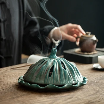 ceramic mosquito incense burner mosquito repellent indoor ceramic incense censer home decoration incense burner