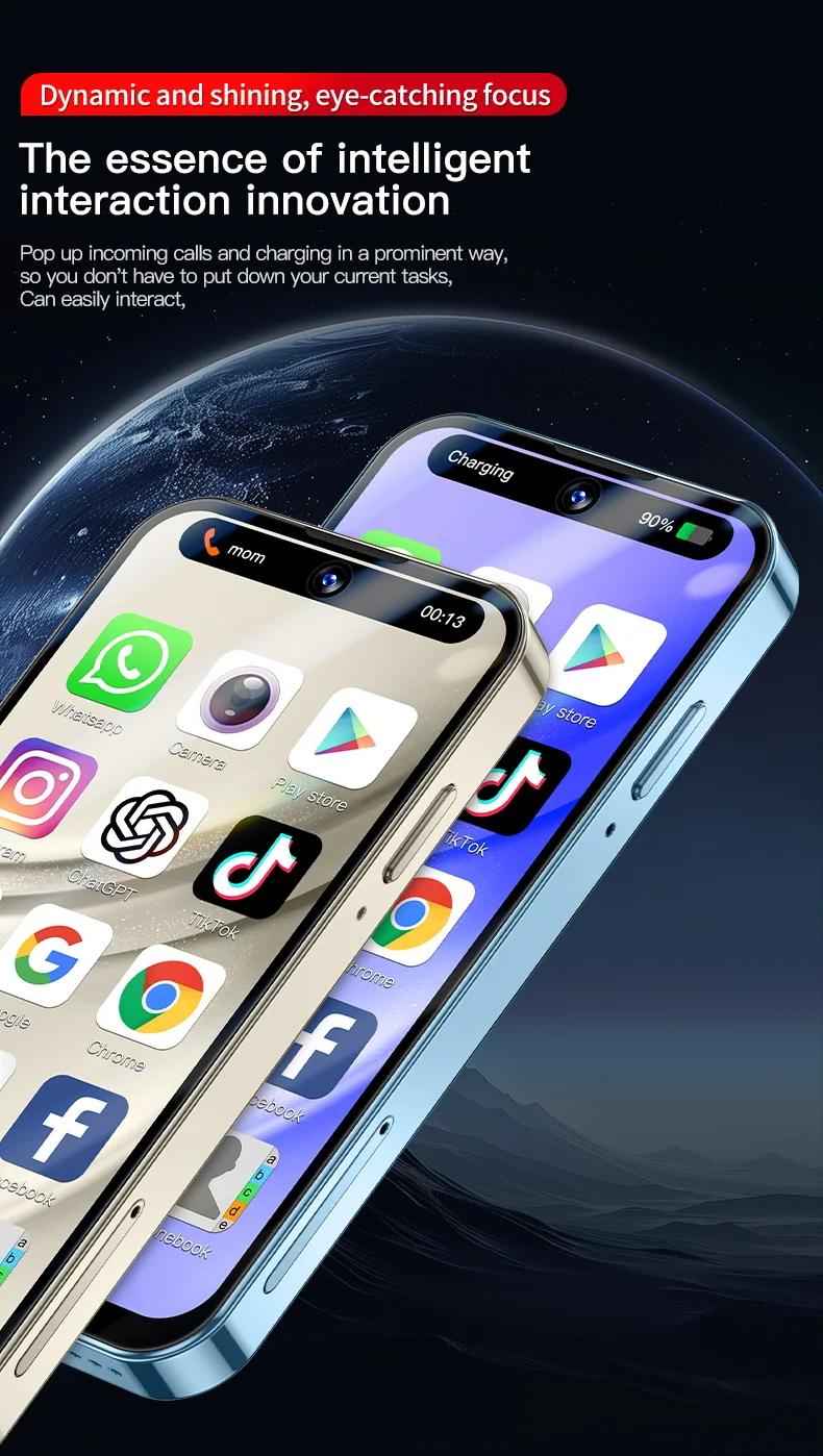 2025 XS19专业迷你手机3.88 “双sim卡3G + 32GB英语法语低价小尺寸美国4G法语西班牙语