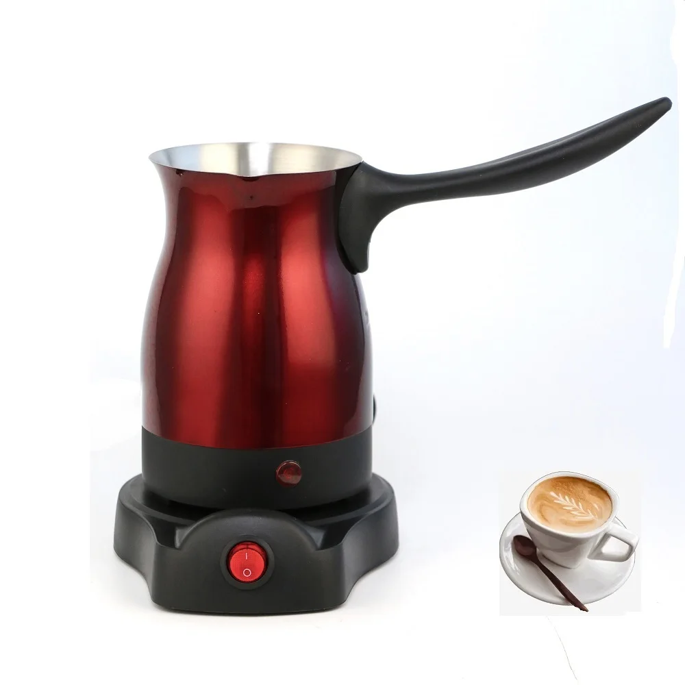 Cafetière Turque Mini Électrique à Induction 500 Ml - Noire Élégante Pour Maison Et Camping